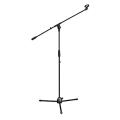 Stainless Steel Microphone Stand - Black. 