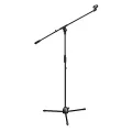 Stainless Steel Microphone Stand - Black. 