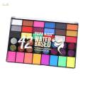 Face and Body Paint Face Painting Palette for Stage Makeup Party Festival. 