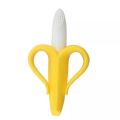 Baby Teether Toys BPA Banana Teething Ring Silicone Chew Dental Care Toothbrush Nursing Beads Gift For Infant. 