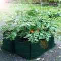 Raised Garden Planter Fabric Bed, 4 Divided Grids Durable Square Planting Grow Pot for Suitable for Planting Vegetables, Flowers and Plants. 