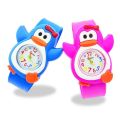 Slap Bracelet Children's Watch Cute Penguin, Crab, Turtle, Dolphin Patterns Toy Baby Birthday Gift Boys Girls Kids Watches Clock.