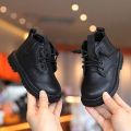 Kids Leather Chelsea Boots Waterproof Children Sneakers Gray Black Boots for Baby Girls Boots Boys Shoes School Party Boot.