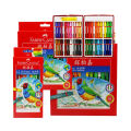 Germany Faber-Castell Crayon 1227 Hexagonal Oil Pastel 12/24/36/48 color children's coloring drawing brush. 