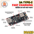 Lithium Battery 18650 Charging Module 3A Type C Fast Charging Board.