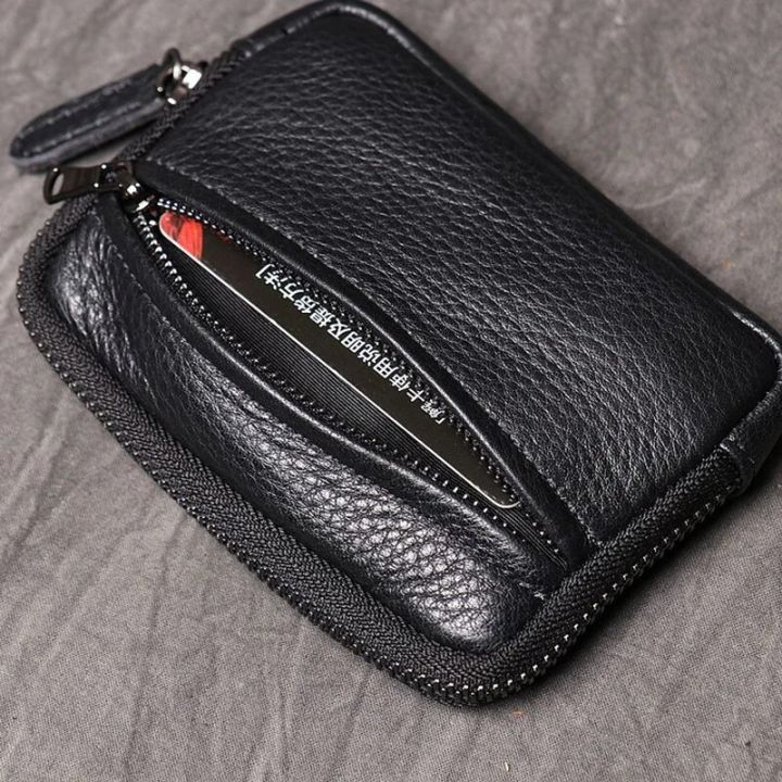 Genuine%20Leather%20Suitable%20for%20Men%20Women%20Pocket%20Wallets%20Mini%20Zipper%20Small%20Purses%20Retro%20Key%20Holder%20Money%20Bag%20Coin%20Change%20Purse%20-%20Image%205