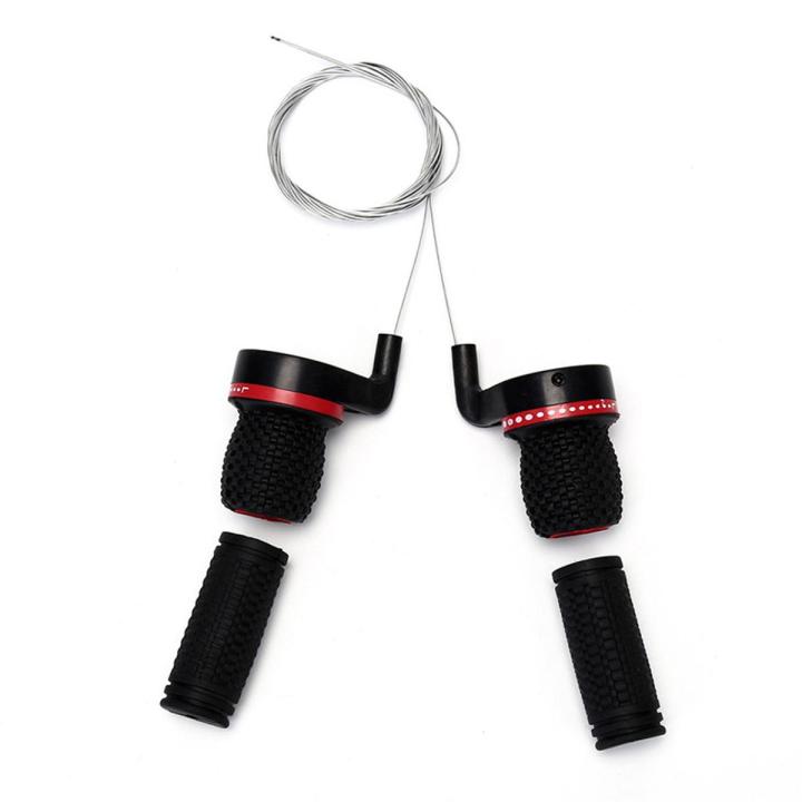 1 Pair Twist Bicycle Gear Shifters Bike Grip Speed Derailleur Bicycle Parts