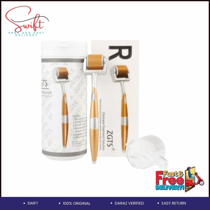 ZGTS%20Derma%20Roller%200.5mm%20(192%20Titanium%20Micro%20Needles)%20for%20Hair%20and%20Beard%20Growth%20-%20Image%202