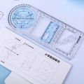 Architect Student Stationary Stereo Geometry Fast Drawing Ruler Measuring Scale Ruler Drafting Template Ruler Math Class Amour zii. 