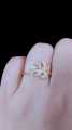 Finger Ring For women Zirconia Crystal Rings Adjustable.