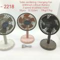 JY-2218 6 INCH USB Desk Fan, 4 Speed Strong Airflow, 3 Speeds Wind Quiet, Portable Mini Desktop Table Fan, Free Angle Adjustable for Better Cooling, Small Personal Fan for Home Office Bedroom Travel. 