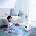 Bladeless Desktop Fan Portable Wireless Air Cooling Fan USB Charging Table Fan 6-speed Adjustable Low Noise Vertical Cooling Fan.