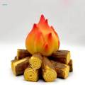 Flame Lamps Simulation Lamp Realistic LED Flame Effect Night Light Faux Fireplace Lantern for Living Room Desktop Ornament.
