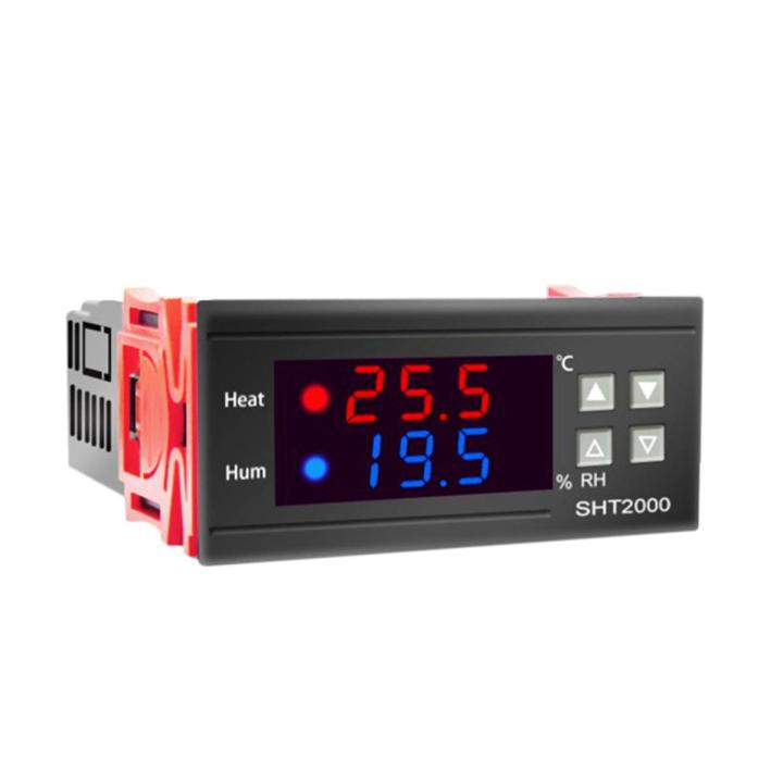 Termostato Caldaia Wifi Termostato Digitale Regolabile STC-1000/SHT2000 | Controlla Temperatura E Umidità | 110-220/230V Controllore Temperatura Umidità - Foto 5