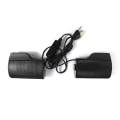 USB 3.5MM Power Multimedia Speakers Mini Detachable Speaker Sound Bar for Laptop Notebook PC Desktop Computer. 