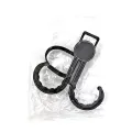 Bicycle and Scooter Portable Stroller Hanging Hook Black Hanging Cycling Bike Accessory Bike hanger Baby Car Shopping Cart Hooks Bag Hook.