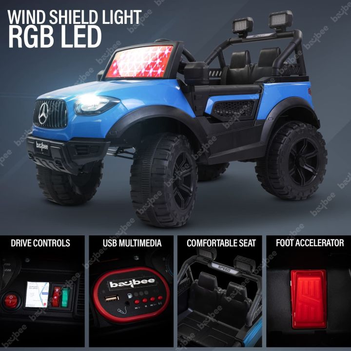 GoodLuck%20Baybee%20Kids%20Battery%20Operated%20Car%20Jeep%20Rechargeable%20Car%20for%20Kids%20Electric%20car%20for%20Baby%20Ride%20On%20Toy%20Car%20with%20R/C%20for%20Boys%20&%20Girls%20Kids%203%20to%208%20Years-Benzee%20Blue%20-%20Image%207
