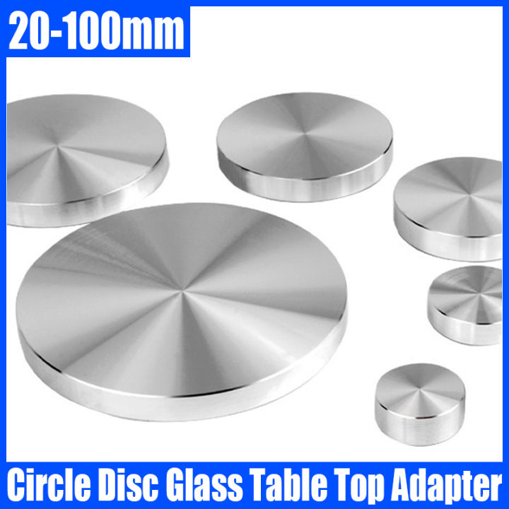 Adaptateur Disque Aluminium 40mm X 8mm M8 - Lot De 4 Pièces Pour Table Verre Et Plateau