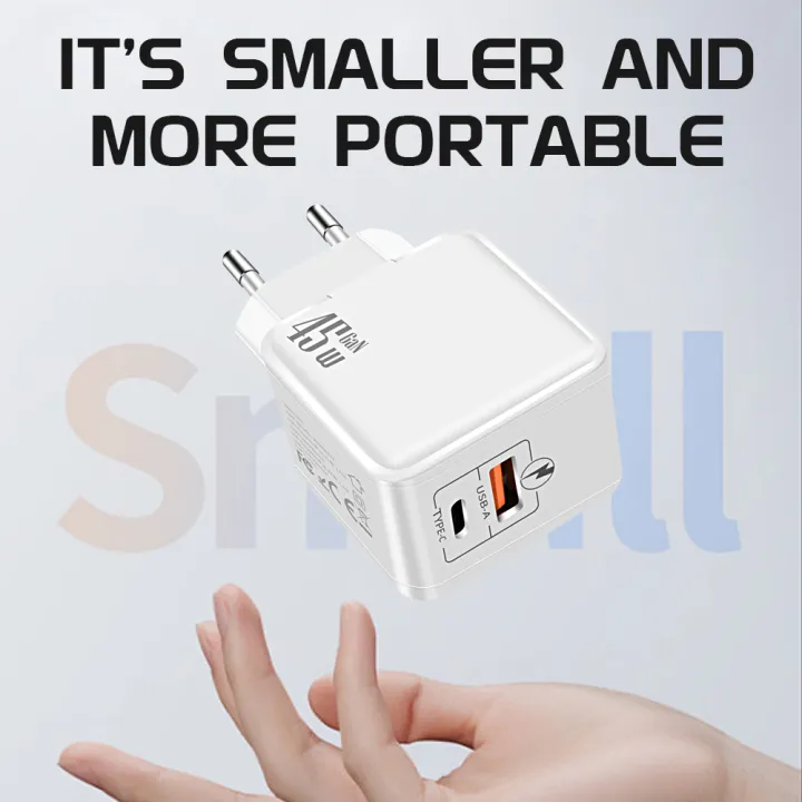 GaN%2045W%20Fast%20USB%20Charger%20Type%20C%20Quick%20Charging%20Wall%20Charger%20For%20Samsung%20Xiaomi%20iPhone%20Vivo%20Oppo%20Realme%20Mobile%20Phone%20Adapter%20-%20Image%205
