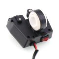 Waterproof Motorcycle 5V 3.1A Dual USB Charger & Blue Voltage Display.