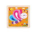 Small Puzzle Children's Puzzle 9 Pieces Of Woody Forest Animal Story Puzzle.