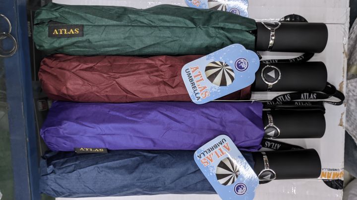 Atlas Auto Open 8 Spoke world class Heavy duty Umbrella ( Multi color )