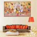Disney Cartoon All Characters Castle Prints Wall Art Canvas Painting Poster Superheros Picture Kids Room Home Decor Best Gift. 