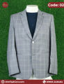 Light Ash Check Color Blazer For Men. 