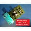 Audio Amplifier Local Circuit LA4440 IC Mono Audio Amplifier Board DC 12V 18w Digital Stereo Music Speaker Board DIY. 