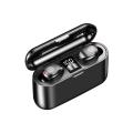 F9 Wireless Bluetooth Earbuds TWS Binaural In-ear Sport Headphone Digital Display Touch Control Headphone. 