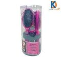 Bohua Make Up Brush Set Hair Brush/Comb/Mirror With Stand – Hair Brush Set 3 Piece. 