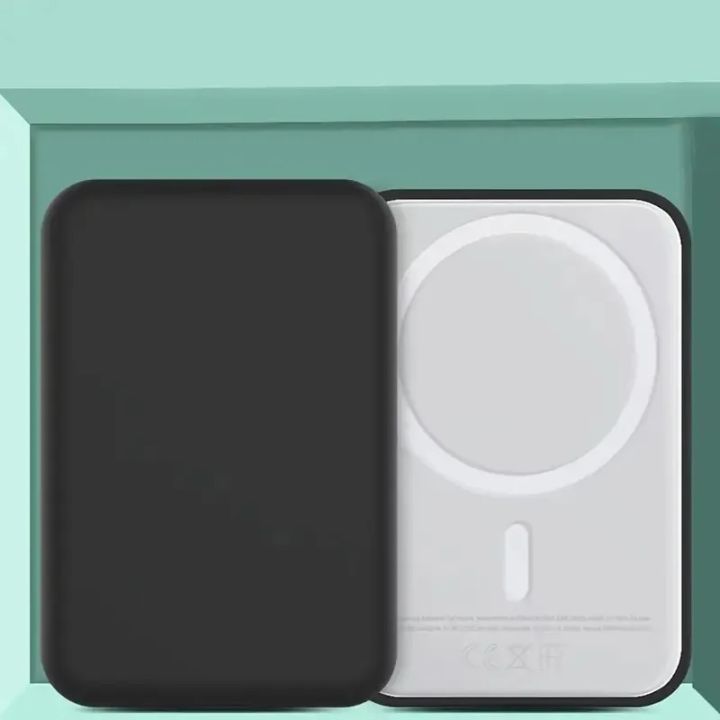New%20For%20Apple%20Magsafe%20External%20Battery%20Case%20Wireless%20Magnetic%20Battery%20Cover%20Black%20All-inclusive%20Shockproof%20PC%20Hard%20Accessories%20-%20Image%202