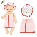 【The road to happiness Store】Doll Accessories Hooded Bath Towel fit Baby Dolls 18 inch Doll Baby Quilt, Our Generation Girl's Toys Clothes. 