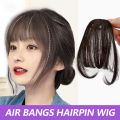 【DATA FROG Global MALL】(NEW)Air Bangs Wig Net Red Natural Fake Bangs Invisible No Trace Wig Piece Ultra-thin Head Curtain.