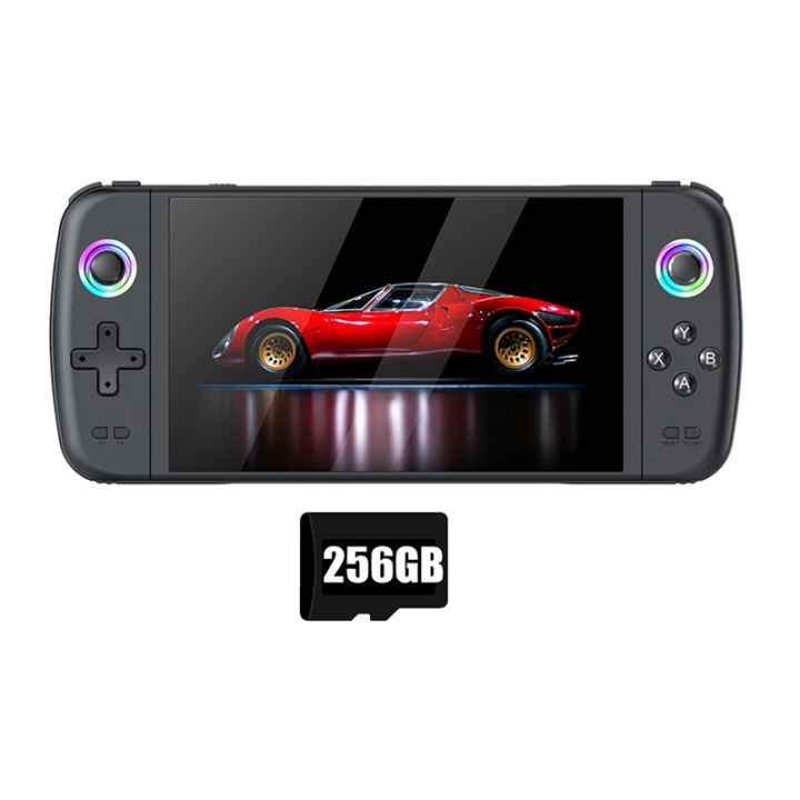 M27 Retro Handheld Video Game Console 7.0 Inch Big Screen 256G 50000 Games Portable Game Player Support 30+ Emulator