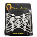 Magic Hair Comb Slide Elastic Double Beads Easy Stretchy Hair Clips Pins Combs Demoo.