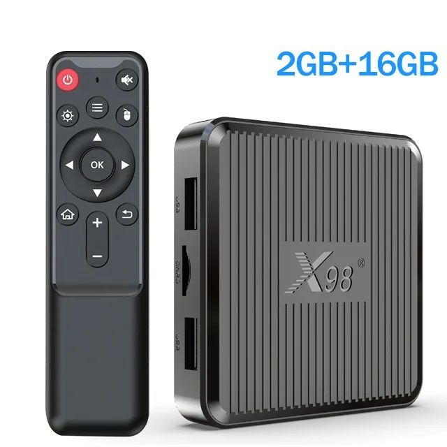 X98Q Smart TV Box AV1 Amlogic S905W2 4K HD Smart Media Player Set Top Box Android11 2.4G&5G Dual WiFi X98Q TV Box 1+8GB 2+16GB