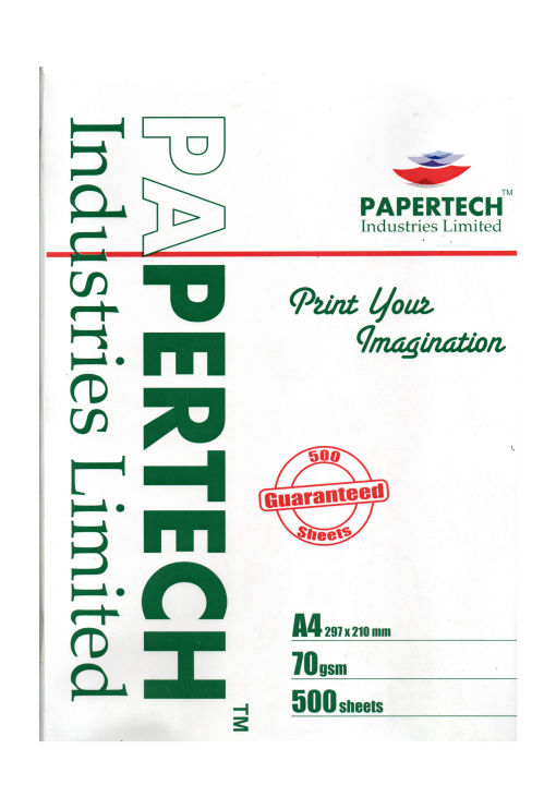 PAPERTECH A4 70GSM Paper - 500sheets (1 ream)