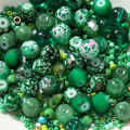 【In-Stock】 St. kunkka 20g 8mm Mixed Color Rice Beads+2mm Beads Irregular Mixed Color Round Bead Material Package For DIY Bracelets Necklaces Jewelry Jewelry Accessories Making.