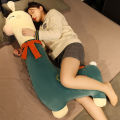 Alpaca throw pillow long pillow doll oversized girl holding sleeping leg rag doll on bed plush toy.