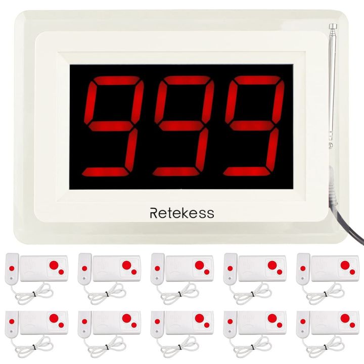 Retekess%20Wireless%20Nurse%20Call%20System%20T114%20Display%20Receiver%20and%20TD003%20Call%20Button%20Transmitter%20with%20Handle%20for%20Hospital%20Nursing%20Home%20-%20Image%209
