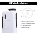 Portable 600M Laser Rangefinder Distance Meter Range Finder for Hunting and Golf.