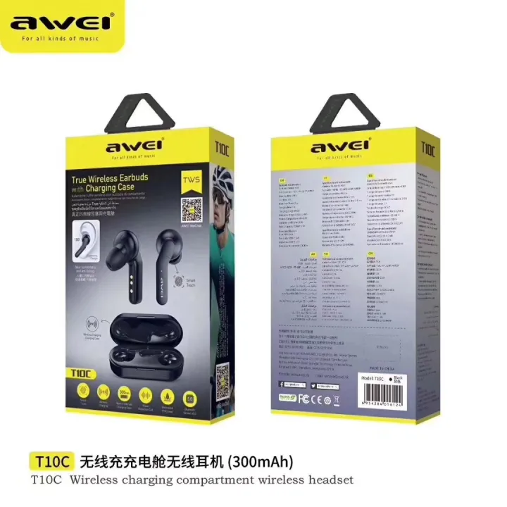 AWEI%20T10C%20Bluetooth%20V5.0%20True%20Wireless%20Earbuds%20Stereo%20Earphone%20with%20Charging%20Case%20Box%20-%20Image%204