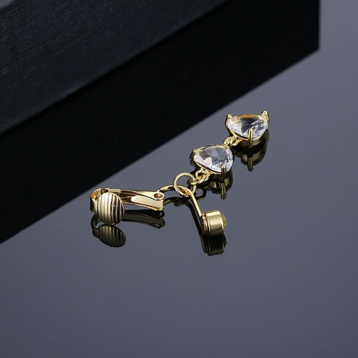 1Pc%20Belly%20Button%20Ring%20Belly%20Piercing%20Two%20Crystal%20Heart%20Clip%20On%20Umbilical%20Non%20Navel%20Pircing%20Cartilage%20Earring%20Clip%20-%20Image%207