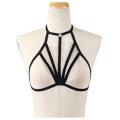 Elastic Cage Bra Strappy Halter Harness strap Bra Female Underwear Women Shoulder Elastic Strap Bra Accessries.
