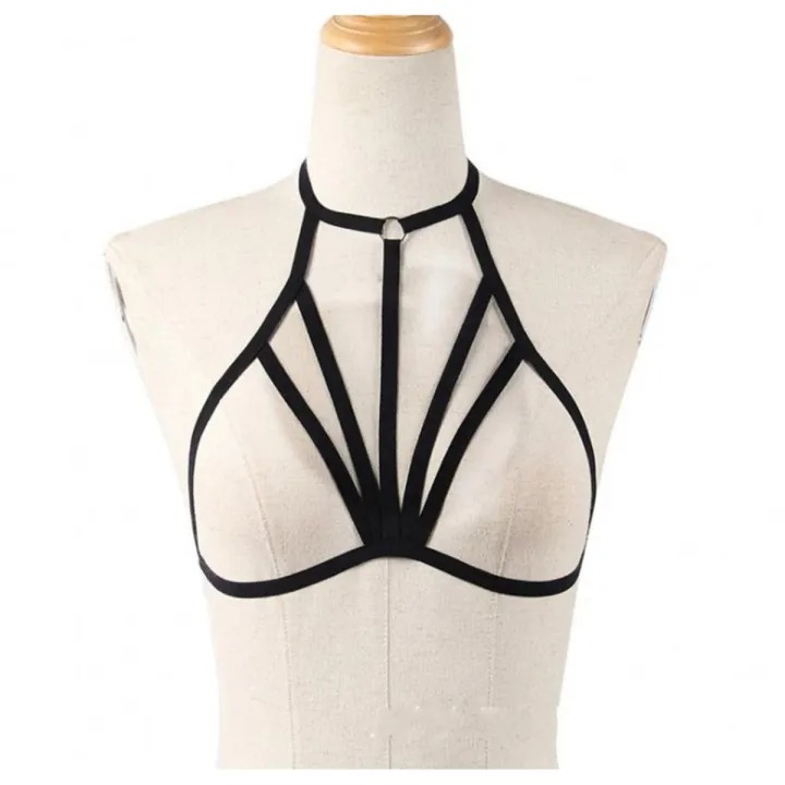 Elastic%20Cage%20Bra%20Strappy%20Halter%20Harness%20strap%20Bra%20Female%20Underwear%20Women%20Shoulder%20Elastic%20Strap%20Bra%20Accessries%20-%20Image%204