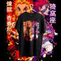 Demon slayer print t-shirt for men. 
