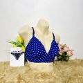 Printed Wireless Non-Padded Foam Bra for Women - Everyday Comfort.
