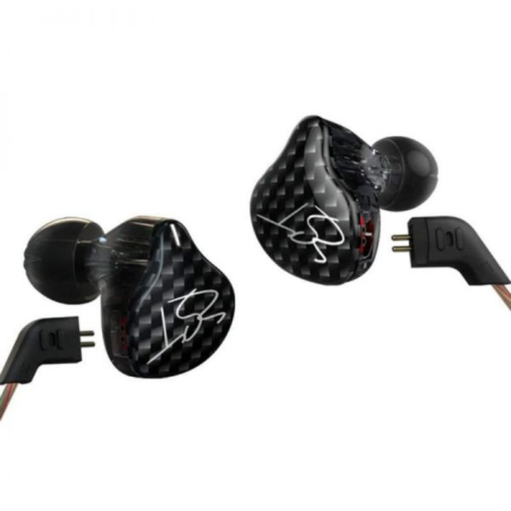 KZ ZST Hybrid Banlance Armature with Dynamic in-Ear Earphone-Black