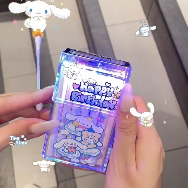 New%20Sanrio%20Hello%20Kitty%20Pochacco%20Kuromi%20Cartoon%20Cute%20Rechargeable%20Cigarette%20Case%20Lighter%20Creative%20kawaii%20Cigarette%20Lighter%20Gift%20-%20Image%202